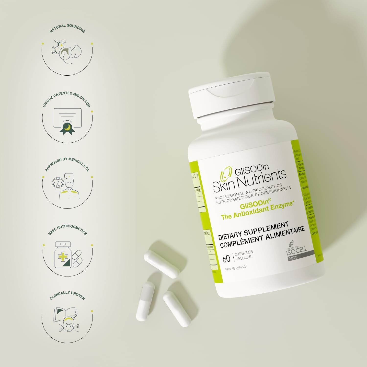 GliSODin The Antioxidant Enzyme (60 capsules)