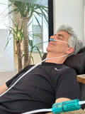 Client using hyperbaric oxygen at FORM