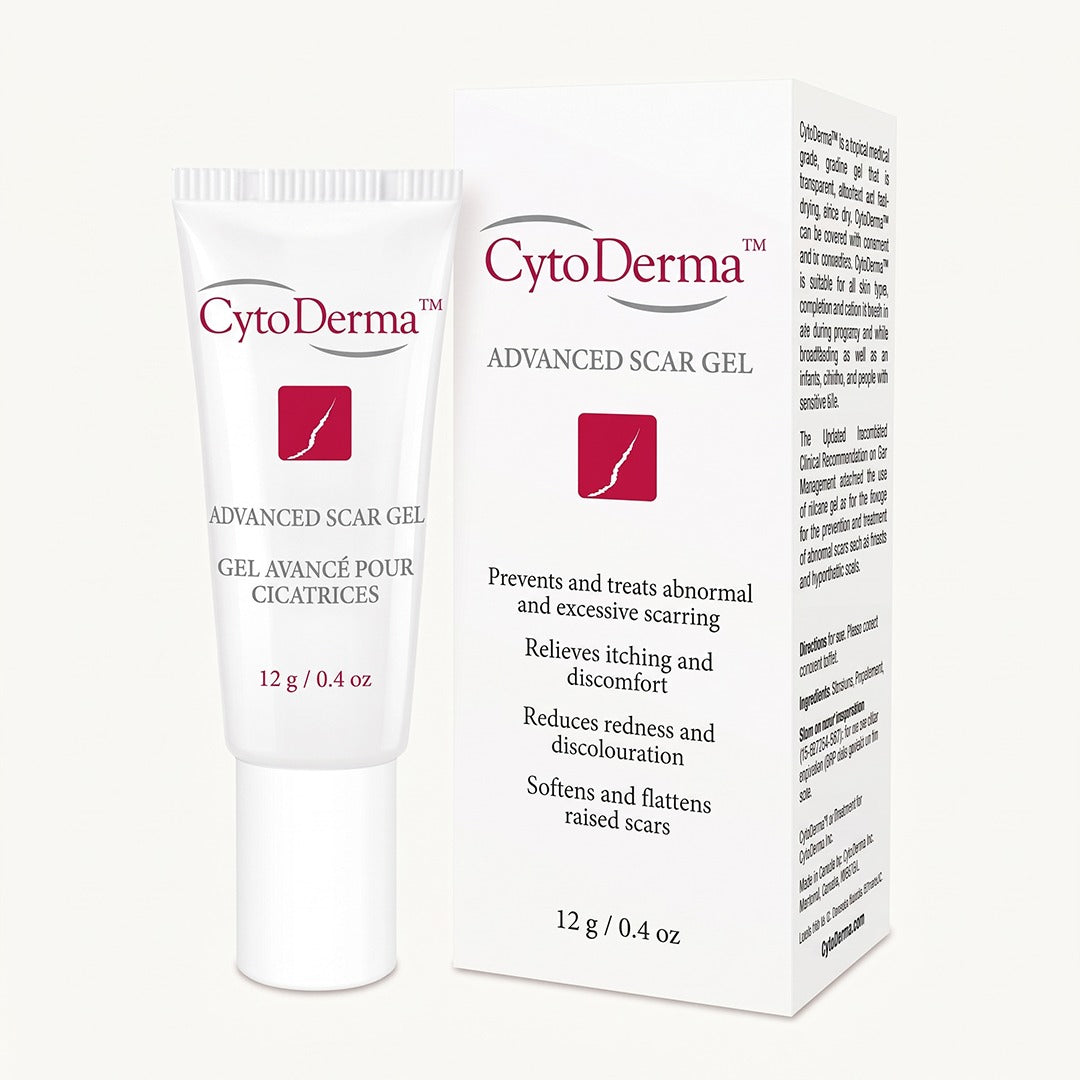 CytoDerma Advanced Scar Gel 12g tube and box