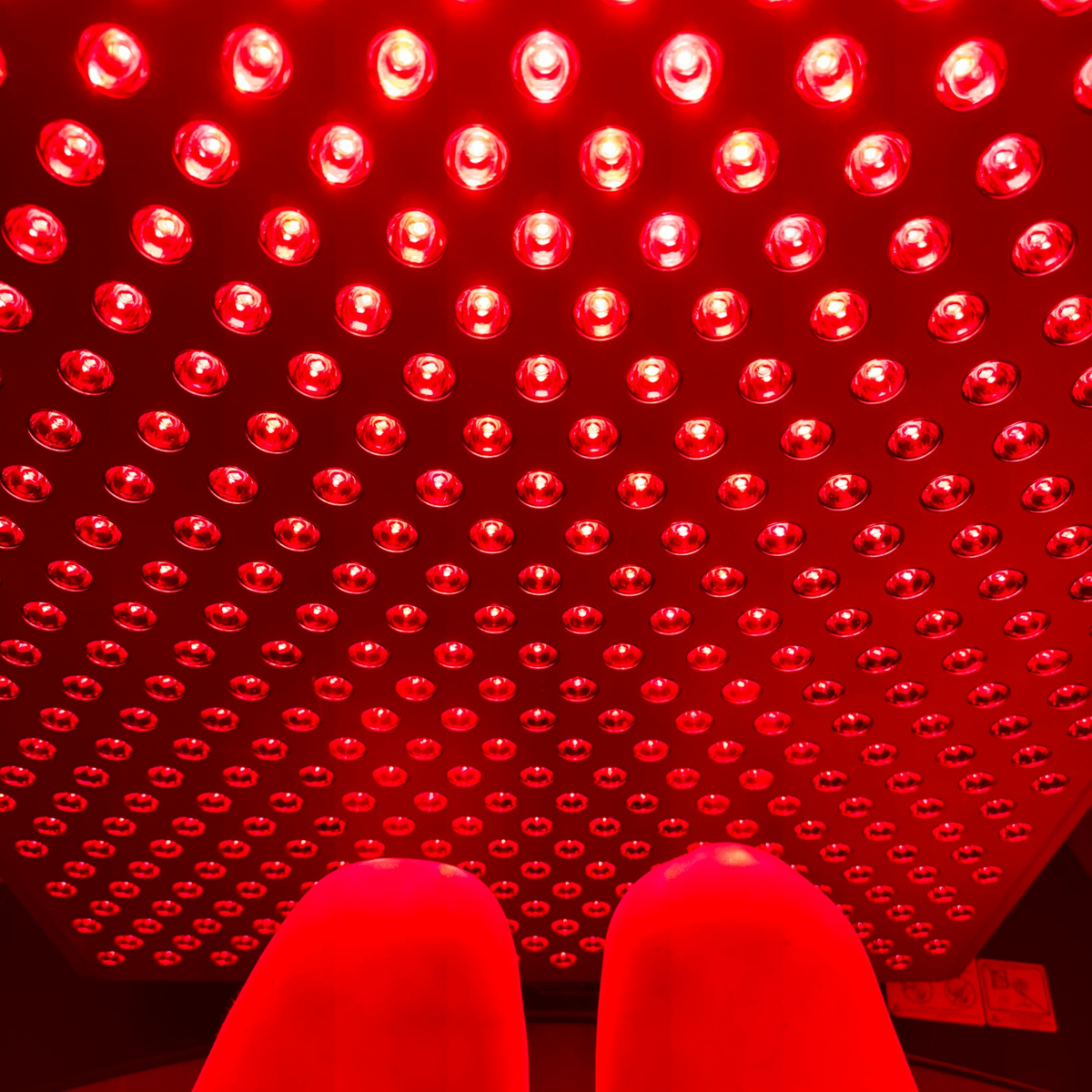 Red light therapy session at FORM
