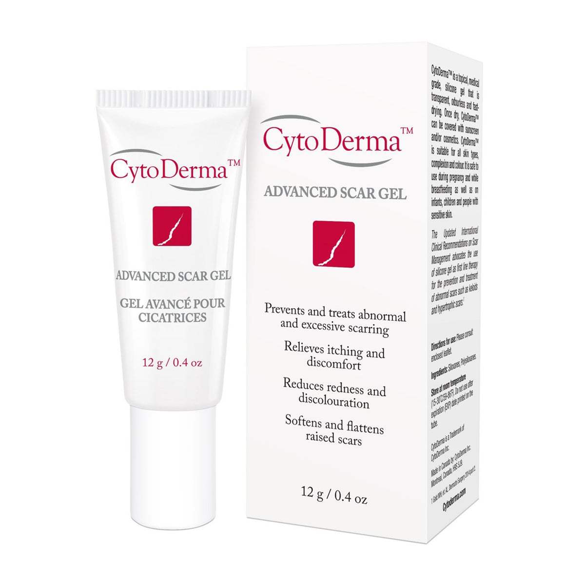 CytoDerma Advanced Scar Gel (12g)