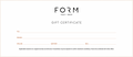 Gift Certificate